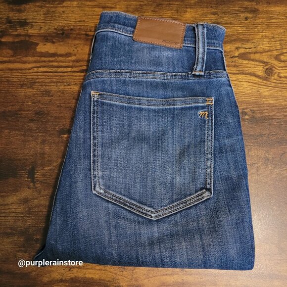 Madewell Jeans Size 28 Skinny 10" High Rise Tummy Control Danny Wash G7391 - Picture 3 of 13